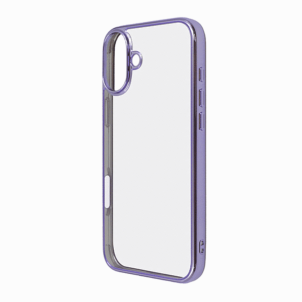 衝撃吸収 バンパー メタリック ハイブリッドケース/ラベンダー