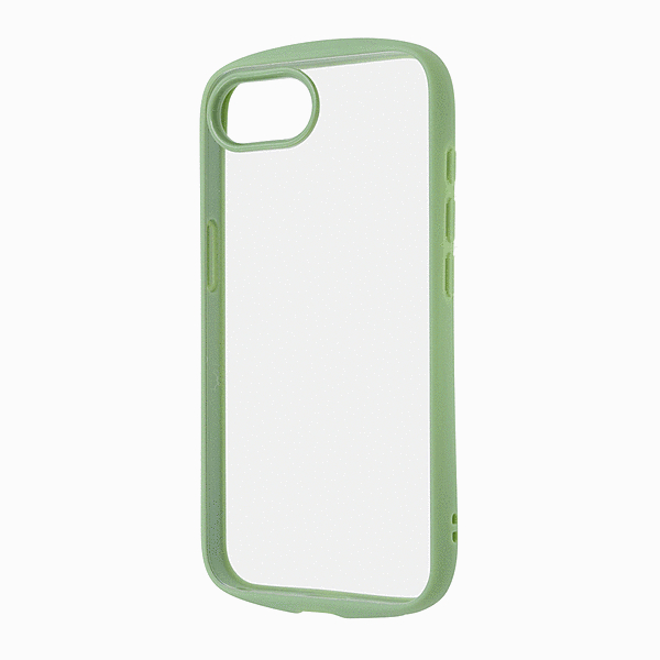 Puffull 耐衝撃 バンパー ハイブリッドケース/カーキ