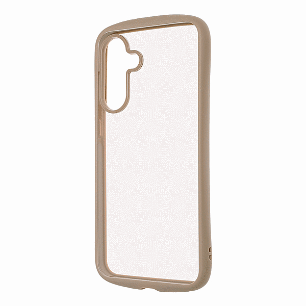 Puffull 耐衝撃  ハイブリッドケース/ベージュ