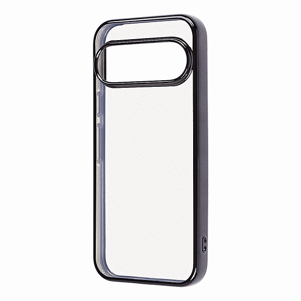 メタリック TPUソフトケース ブラック