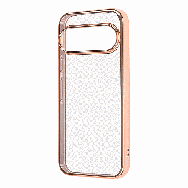 メタリック TPUソフトケース ピンクゴールド