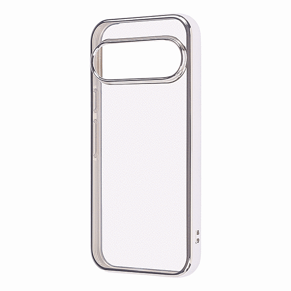 メタリック TPUソフトケース シルバー