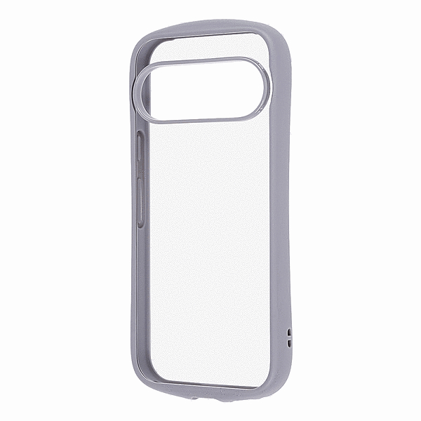 Puffull 耐衝撃 ハイブリッド グレー