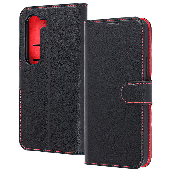 マグネットベルト 手帳型ケース ダークネイビー