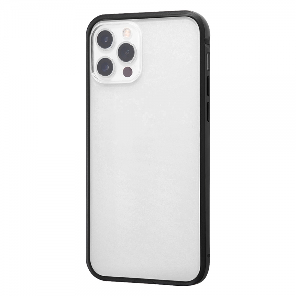 アルミバンパー+背面パネル(クリア)/マットブラック