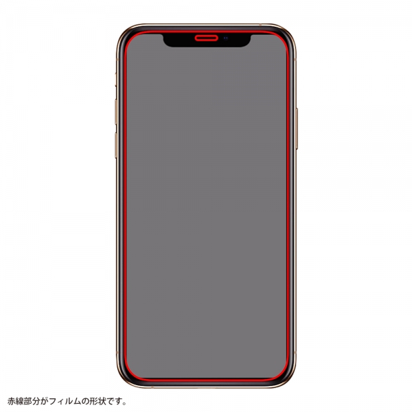 ガラスフィルム防埃10H光沢レシーバーネット付