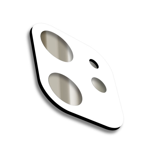 ガラスフィルム カメラ 10H eyes/ホワイト