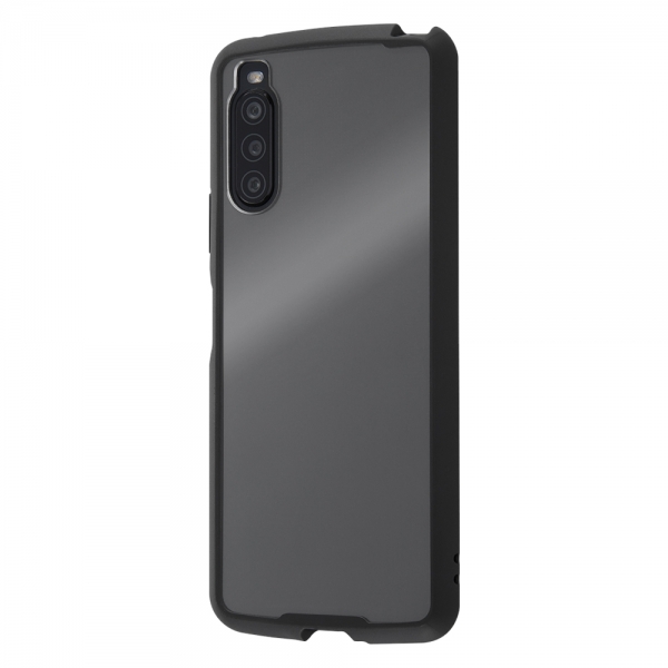 Puffull 耐衝撃 バンパー ハイブリッドケース/クリア