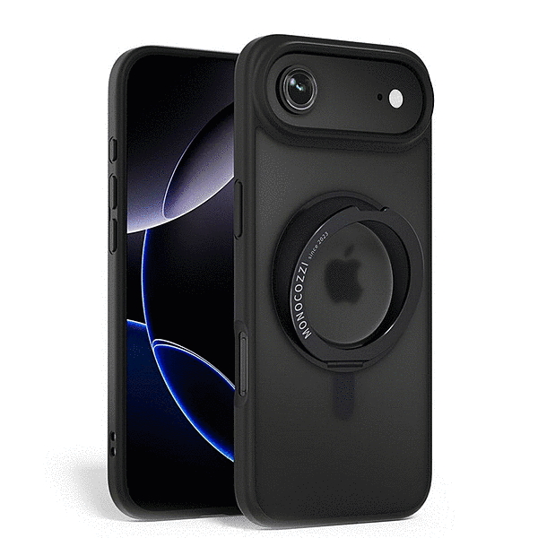 スタンド付きマグネット搭載ケース/ブラック