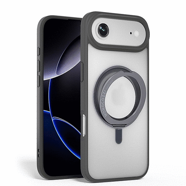 スタンド付きマグネット搭載ケース/グレー