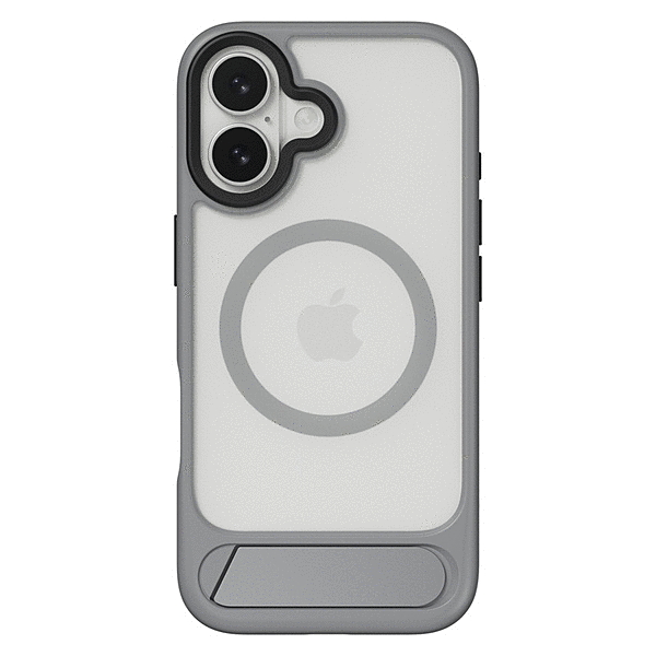 MagSefe対応スタンド付き耐衝撃ケース/コンクリート