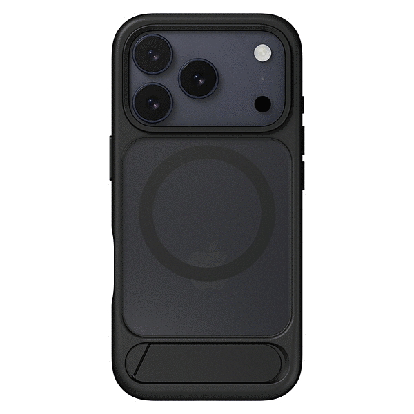 MagSefe対応スタンド付き耐衝撃ケース/ブラック