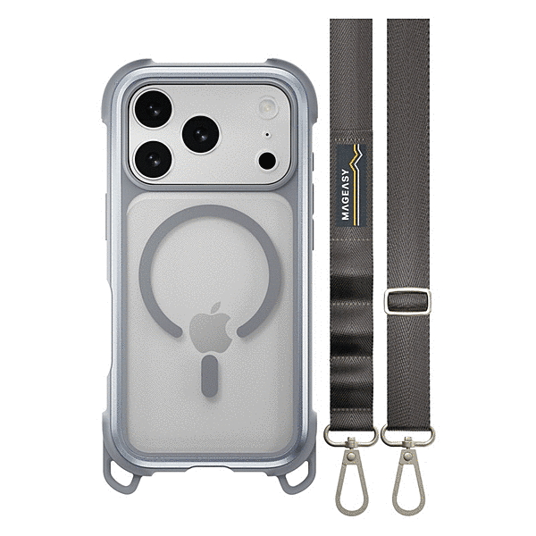 PC/TPU ハイブリッドケース/ミスト/コンクリートグレー