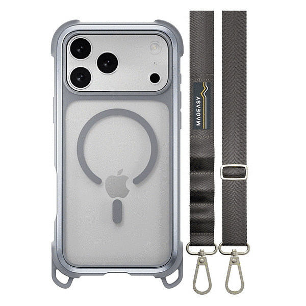 PC/TPU ハイブリッドケース/ミスト/コンクリートグレー