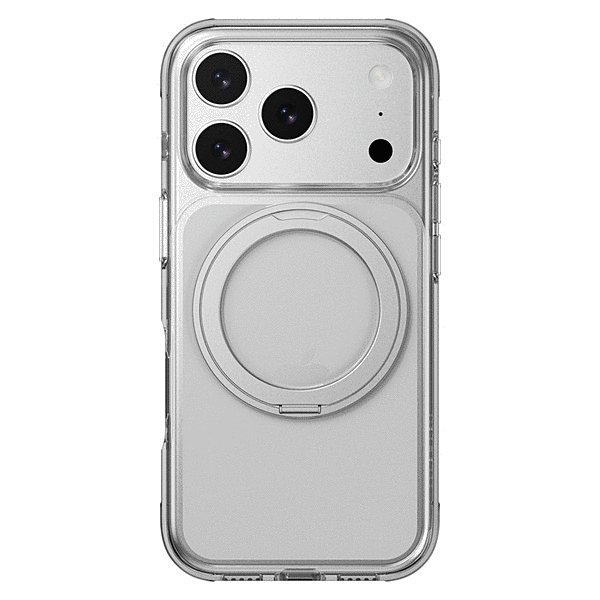 MagSefe対応スタンド付き耐衝撃ケース/トランスパレント