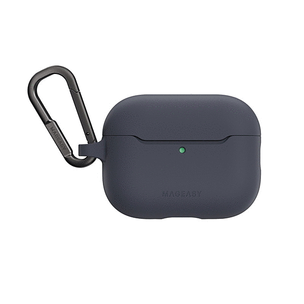 カラビナ付き耐衝撃ケース/ミッドナイトブルー