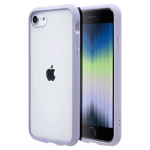 VANILLA PACK AIR LITE ハイブリッドケース TPU/PC 衝撃吸収 8H ライトパープル