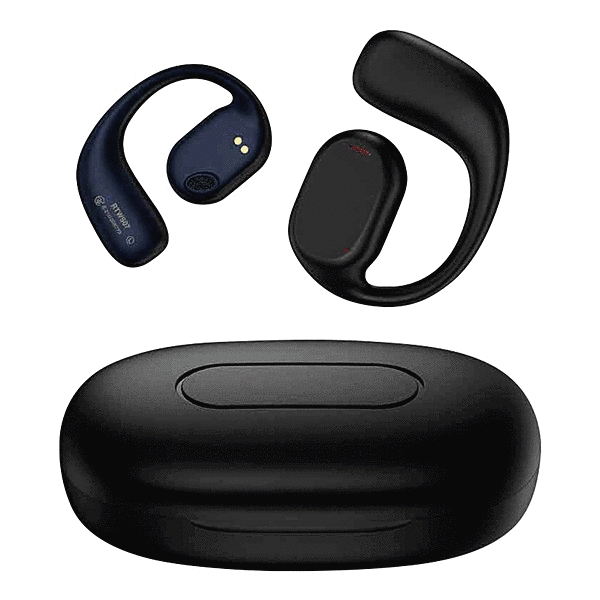 Bluetooth5.3 Air伝導完全ワイヤレスイヤホンマイク ブラック