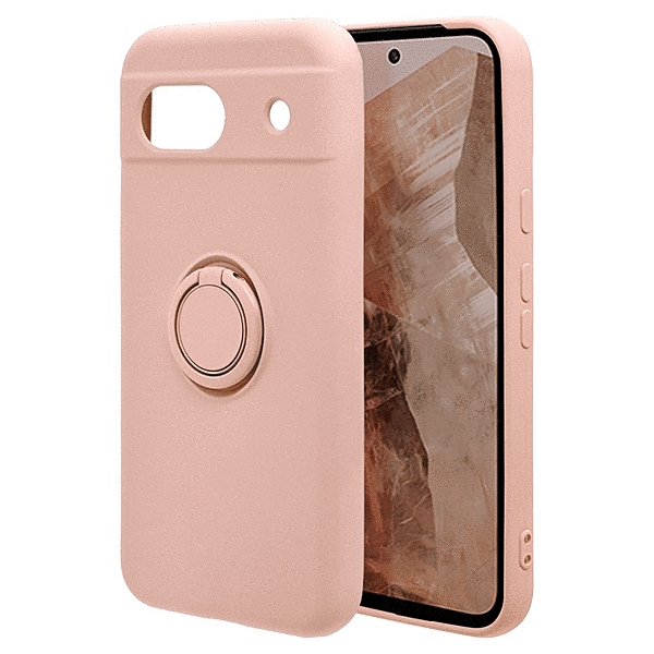 TPUリングケース スモーキーピンク