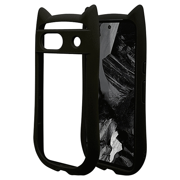 mimi 猫耳ハイブリッドケース TPU/PC MIL規格準拠 ブラック