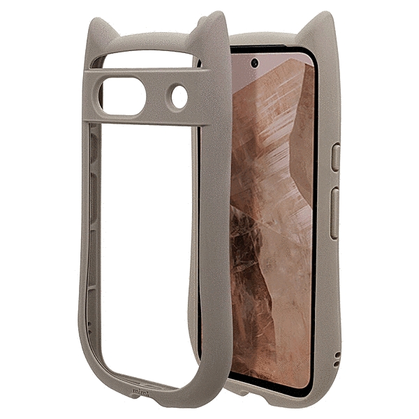 mimi 猫耳ハイブリッドケース TPU/PC MIL規格準拠 トープ