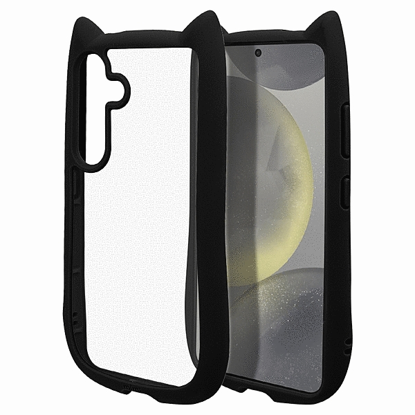 mimi 猫耳ハイブリッドケース TPU/PC MIL規格準拠 ブラック