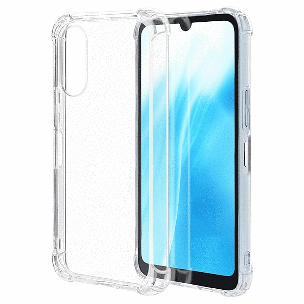 耐衝撃吸収型 ハイブリッドケース TPU/PC クリア