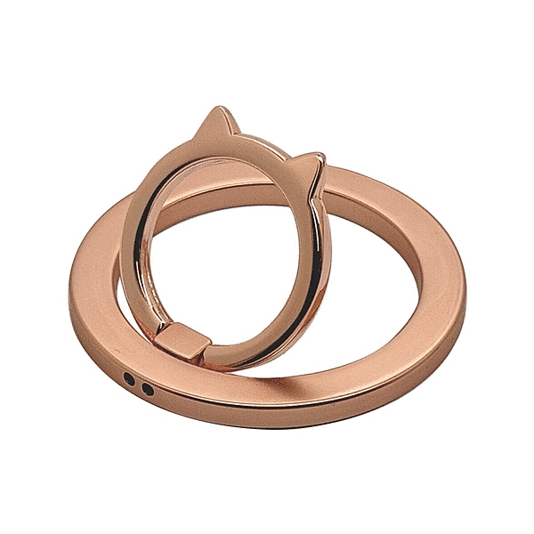 Magsafe用猫型スマホリング NEKO no MAGNET RING 猫小 ピンクゴールド