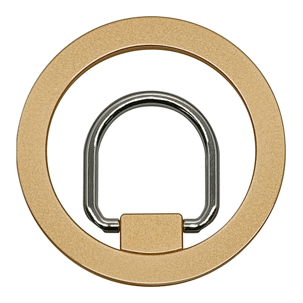 Magsafe対応 スタンド機能付き スマホリング ゴールド