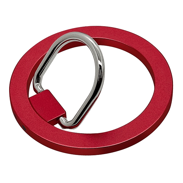 Magsafe対応 スタンド機能付き スマホリング レッド