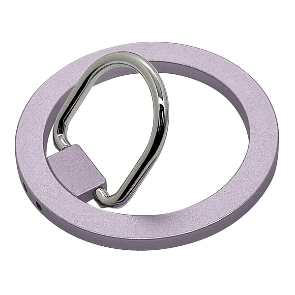 Magsafe対応 スタンド機能付き スマホリング ライトパープル