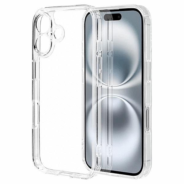 極限保護 ハイブリッドケース TPU/PC クリア