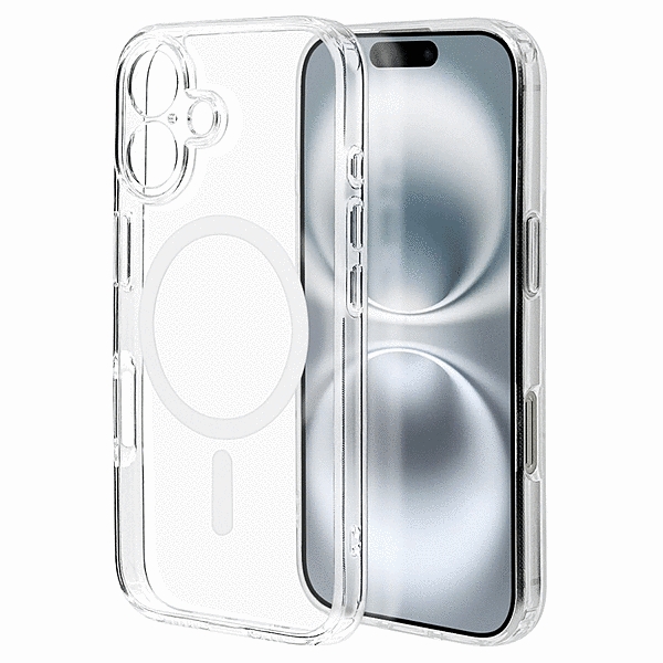 RHINOX 極限保護 ハイブリッドケース TPU/アクリル 5H 衝撃吸収 MIL規格準拠 磁力充電対応 クリア