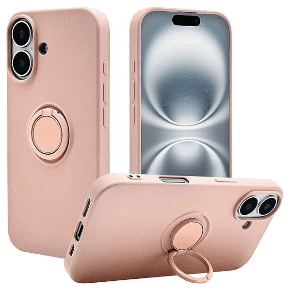 TPUリングケース スモーキーピンク