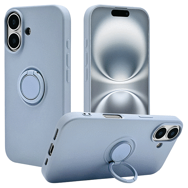 TPUリングケース スモーキーブルー