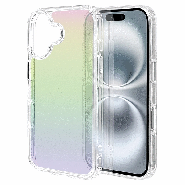 KAZARITAI ハイブリッドケース オーロラ クリア