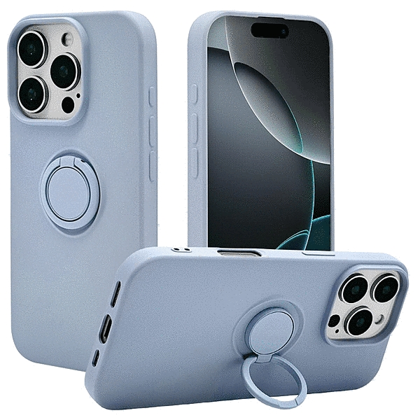 TPUリングケース スモーキーブルー