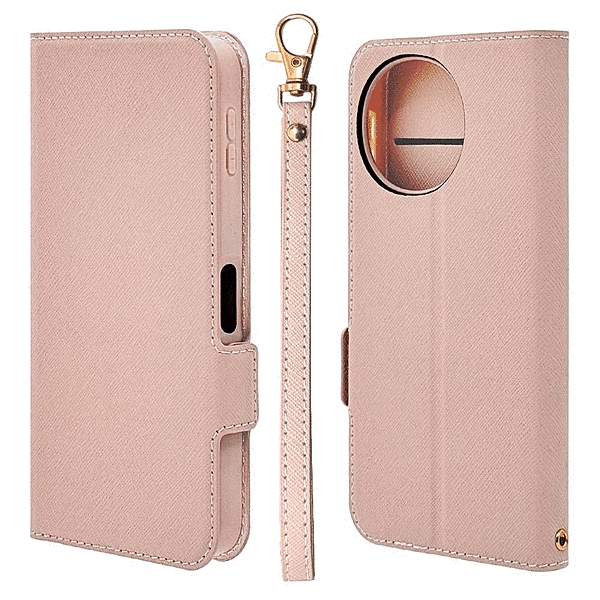 スタンドレザーフリップケース ベージュ