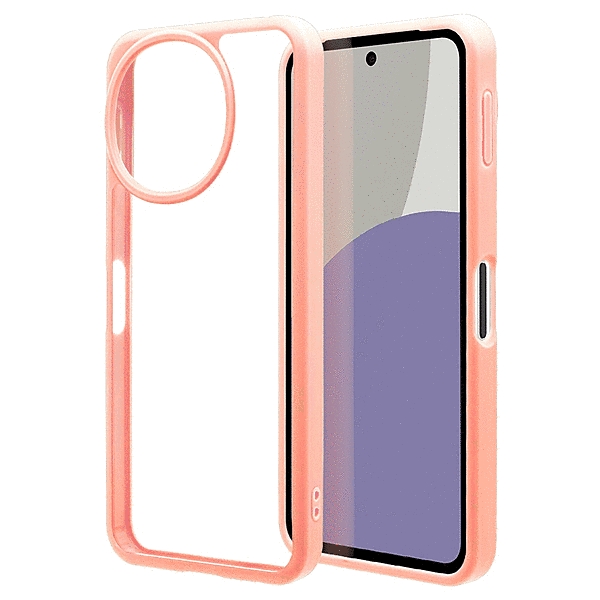 ハイブリッドケース TPU/PC コーラル