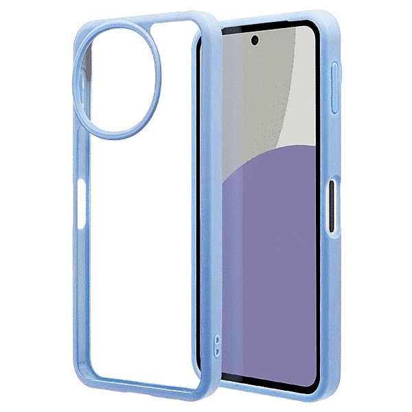 ハイブリッドケース TPU/PC ブルー