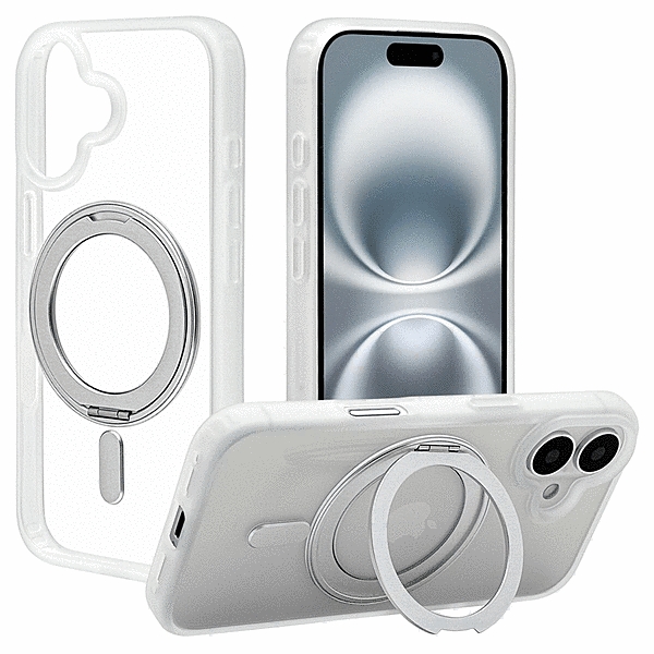 ZEROSAFE Circle Magsafe対応 360°回転スタンドケース クリア