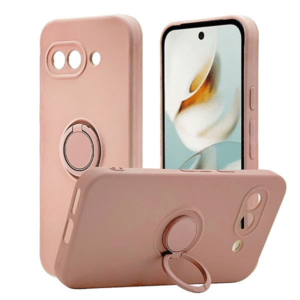 TPUリングケース スモーキーピンク