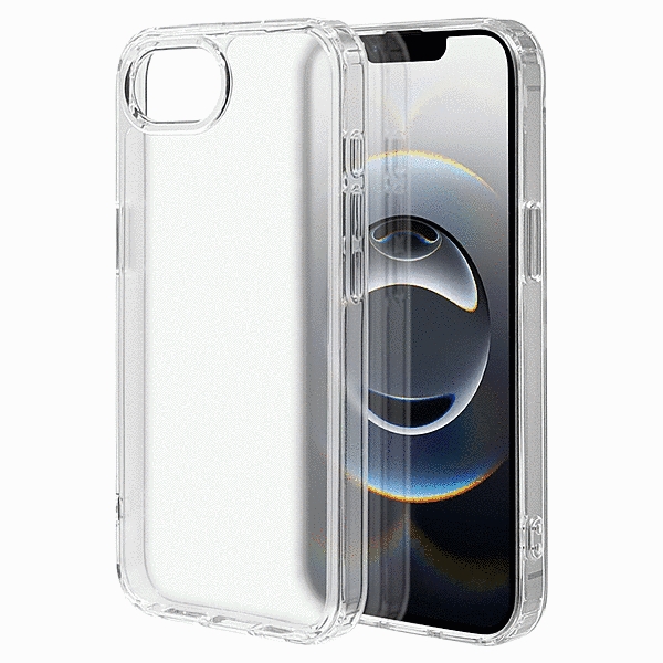 ハイブリッドケース TPU/PC クリア/フロストホワイト