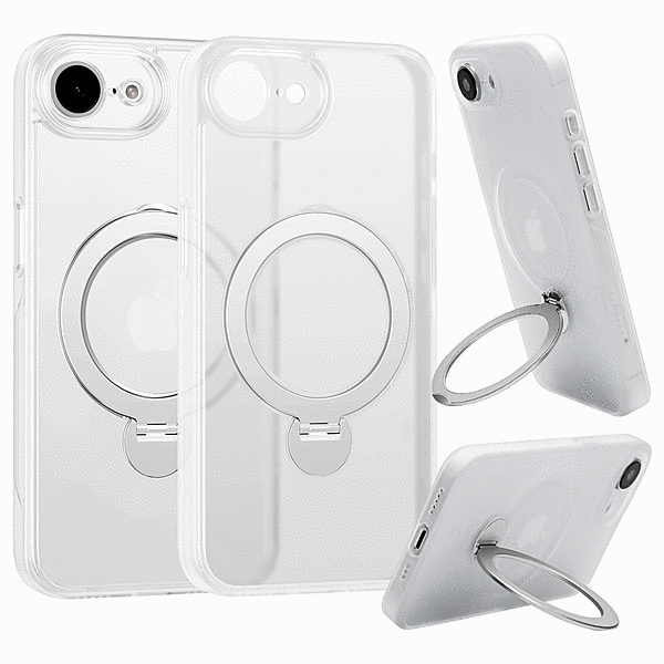 ZEROSAFE Shaft Magsafe対応 360°回転スタンドケース フロストホワイト