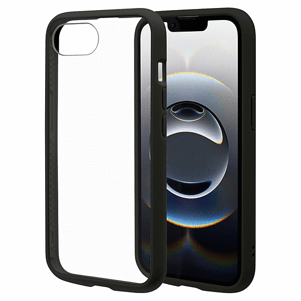 FLEXGUARD ハイブリッドケース TPU/PC ブラック/クリア