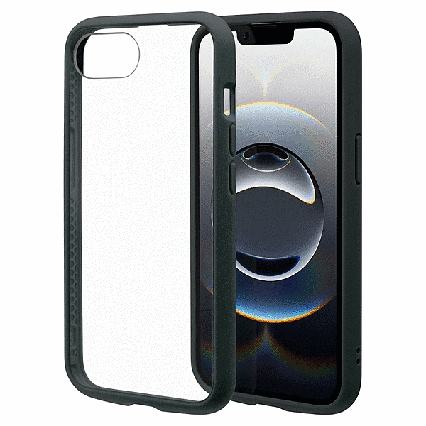 FLEXGUARD ハイブリッドケース TPU/PC ネイビー/クリア