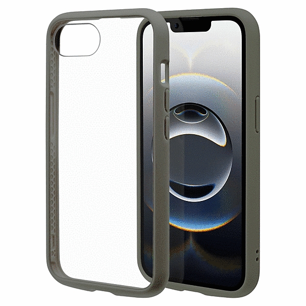 FLEXGUARD ハイブリッドケース TPU/PC グレー/クリア