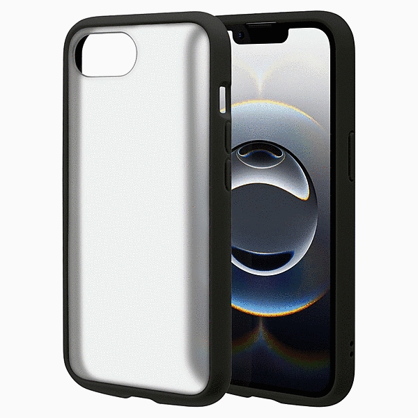 FLEXGUARD ハイブリッドケース TPU/PC ブラック/フロストホワイト