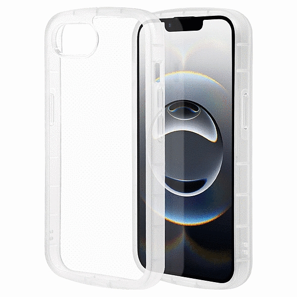 Fluffy Shape TPUケース ホワイト