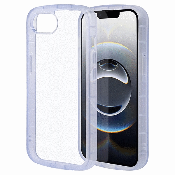 Fluffy Shape TPUケース ブルー